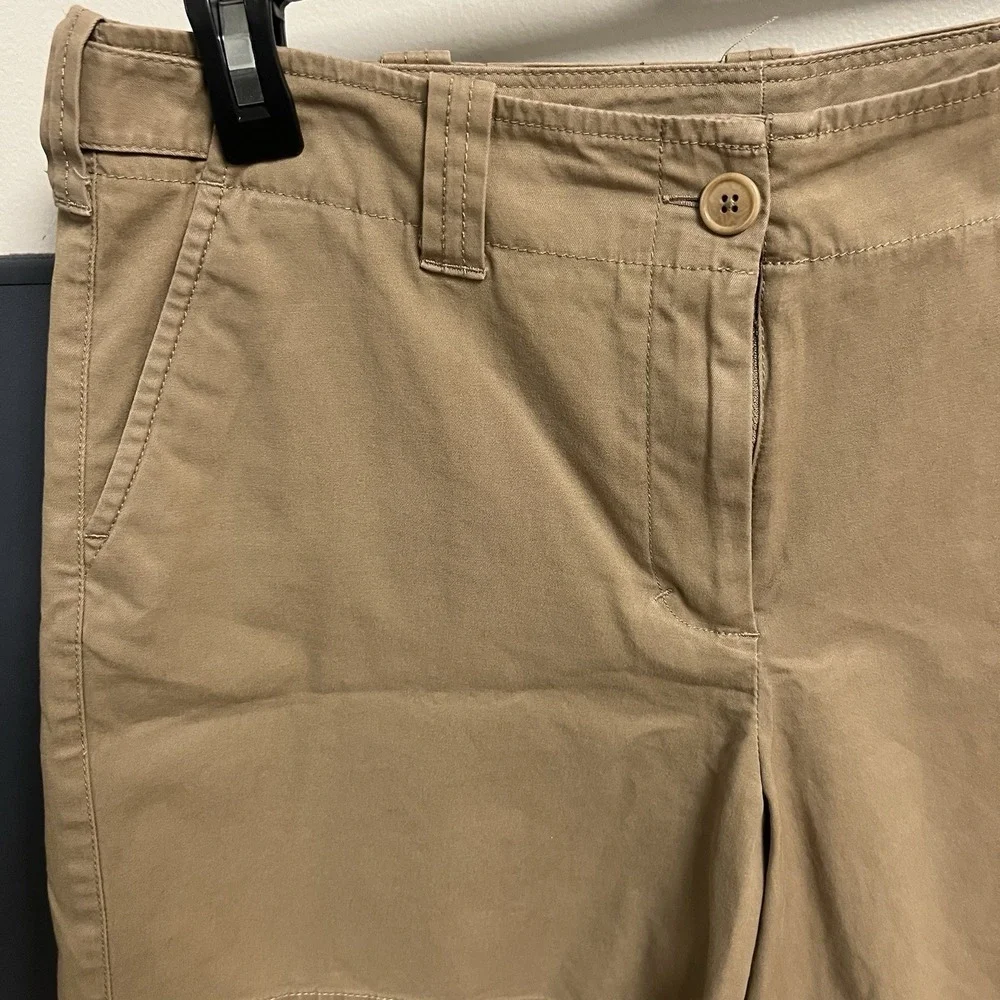 Talbots Womens Khaki Shorts Size 10‎ Cotton Stretch 6.5